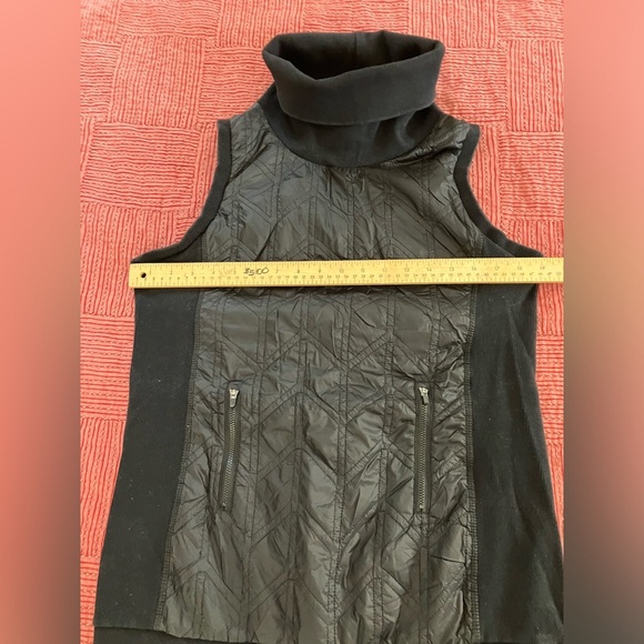 MPG Women’s size medium Black Sleeveless Quilted Top - Picture 5 of 16
